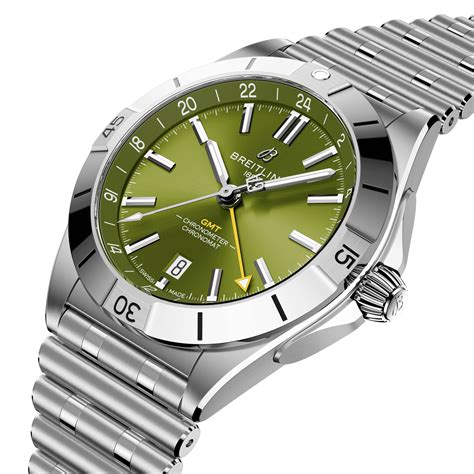 breitling chronomat quadrante verde|breitling chronomat 40 automatic.